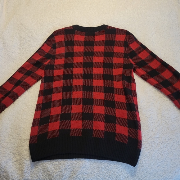 Trash Nouveau Medium Unisex Checkered Sweater - Picture 2 of 3
